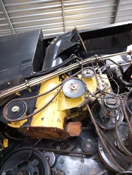 Coude et embase vis de vidange pour NEW-HOLLAND CX 860